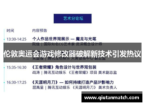 伦敦奥运会游戏修改器破解新技术引发热议